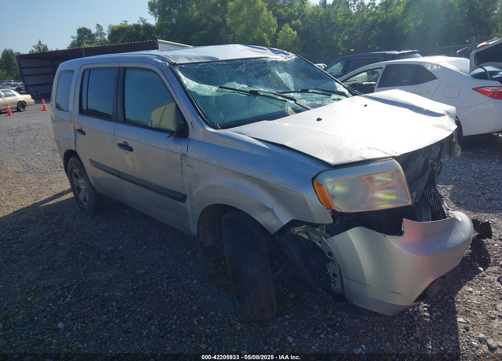 2013 HONDA PILOT LX VIN: 5FNYF3H21DB023755
