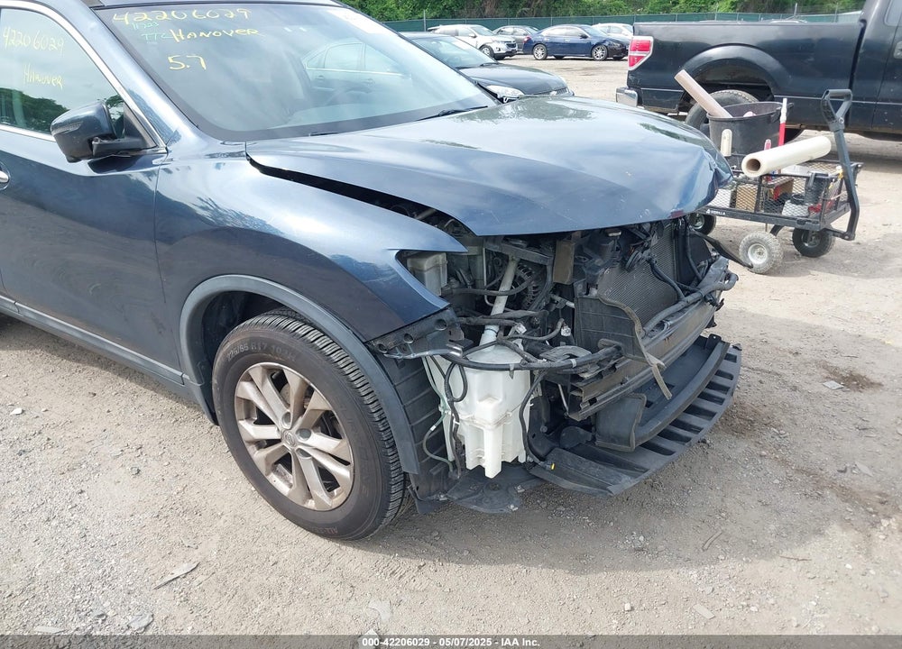 2016 NISSAN ROGUE SV VIN: 5N1AT2MV7GC828158