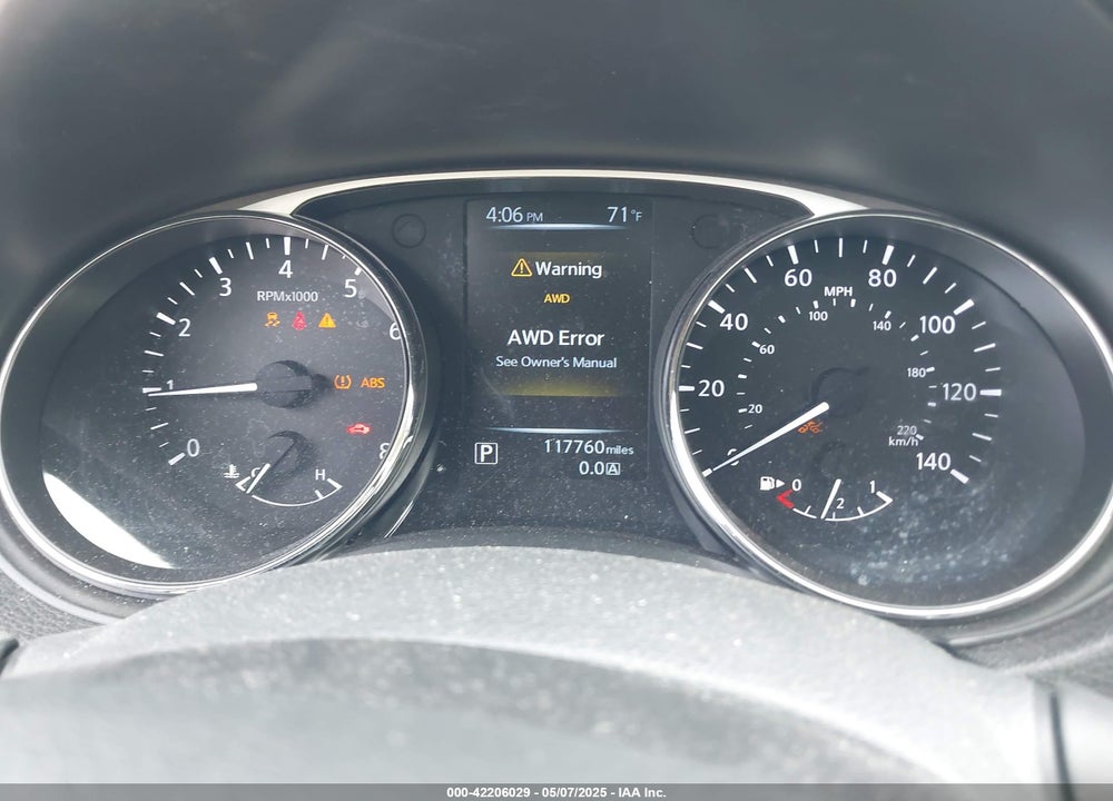 2016 NISSAN ROGUE SV VIN: 5N1AT2MV7GC828158