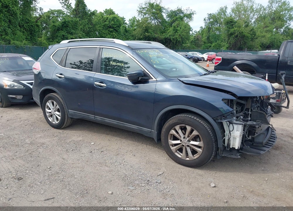 2016 NISSAN ROGUE SV VIN: 5N1AT2MV7GC828158