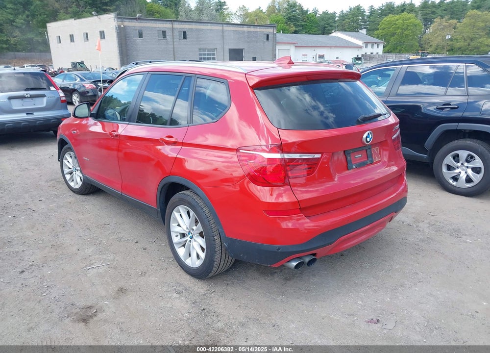 2017 BMW X3 XDRIVE28I VIN: 5UXWX9C31H0W68805