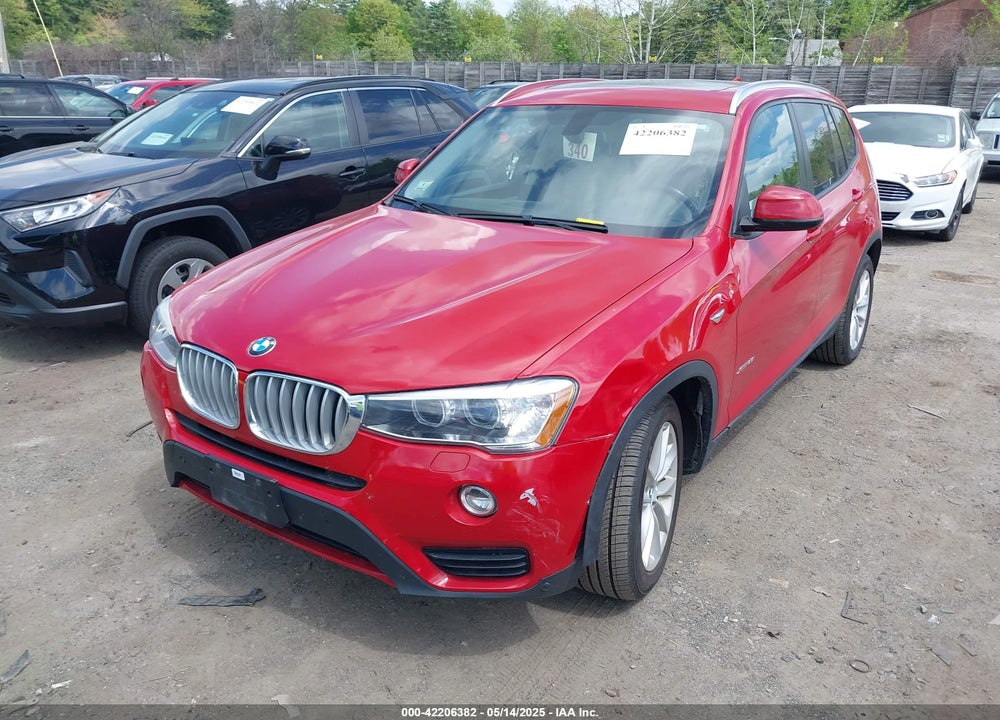 2017 BMW X3 XDRIVE28I VIN: 5UXWX9C31H0W68805