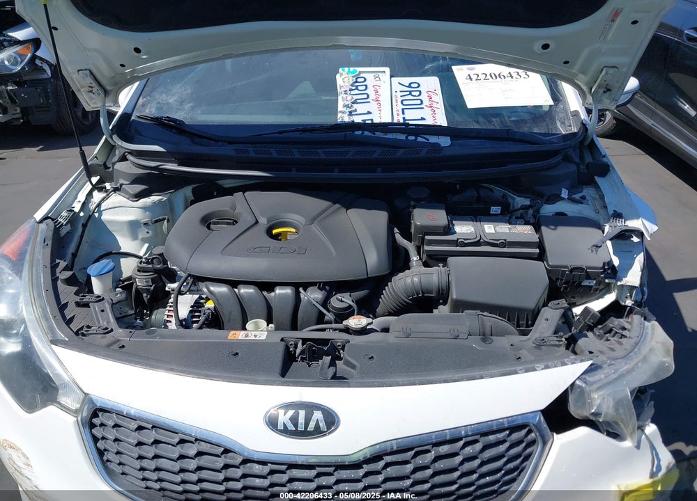 2016 KIA FORTE EX VIN: KNAFX4A85G5450741
