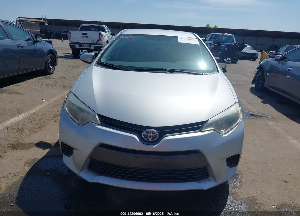 2016 TOYOTA COROLLA LE VIN: 2T1BURHE0GC645202
