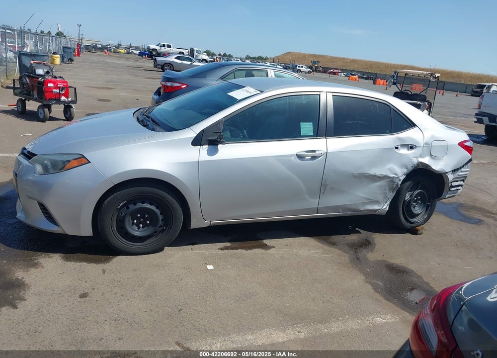 2016 TOYOTA COROLLA LE VIN: 2T1BURHE0GC645202