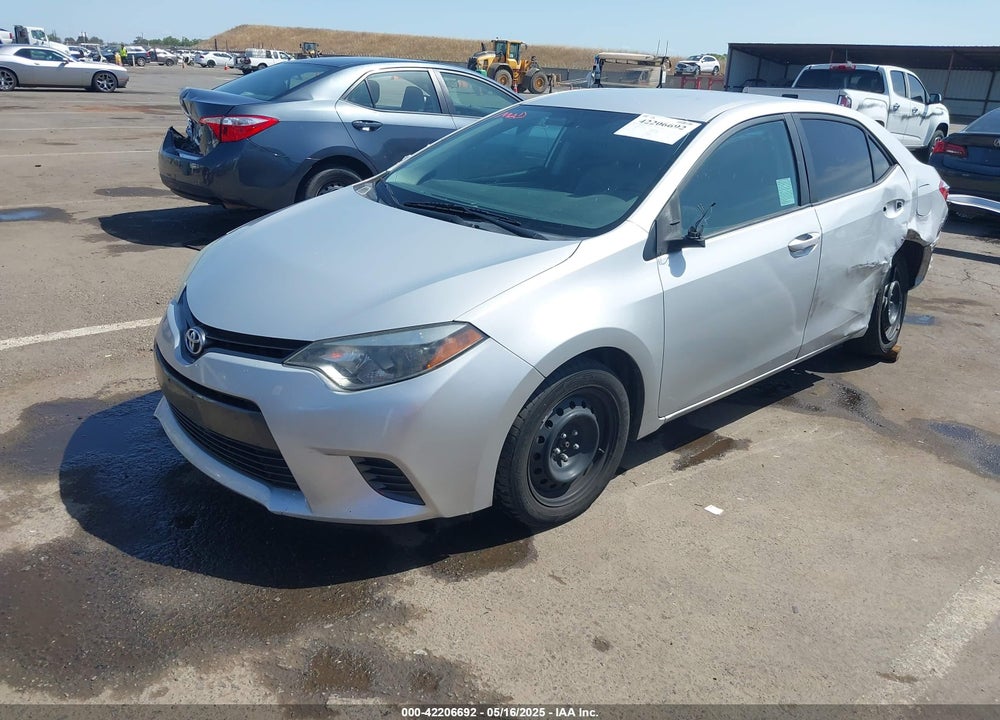 2016 TOYOTA COROLLA LE VIN: 2T1BURHE0GC645202