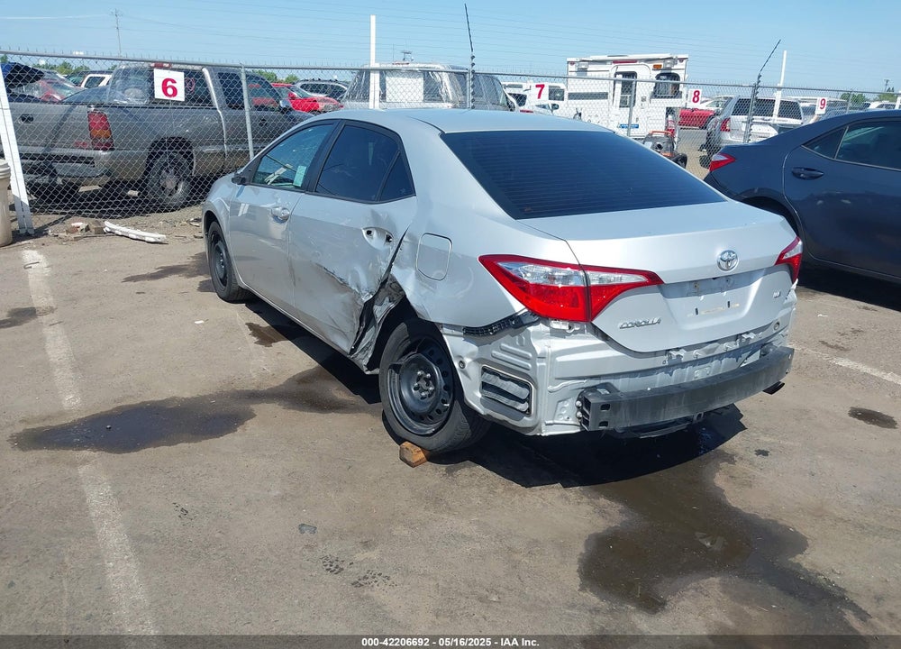 2016 TOYOTA COROLLA LE VIN: 2T1BURHE0GC645202