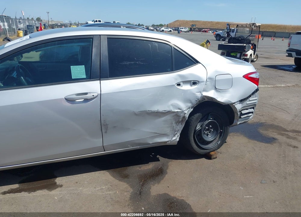 2016 TOYOTA COROLLA LE VIN: 2T1BURHE0GC645202