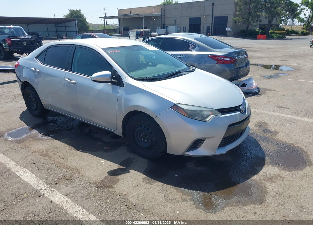 2016 TOYOTA COROLLA LE VIN: 2T1BURHE0GC645202