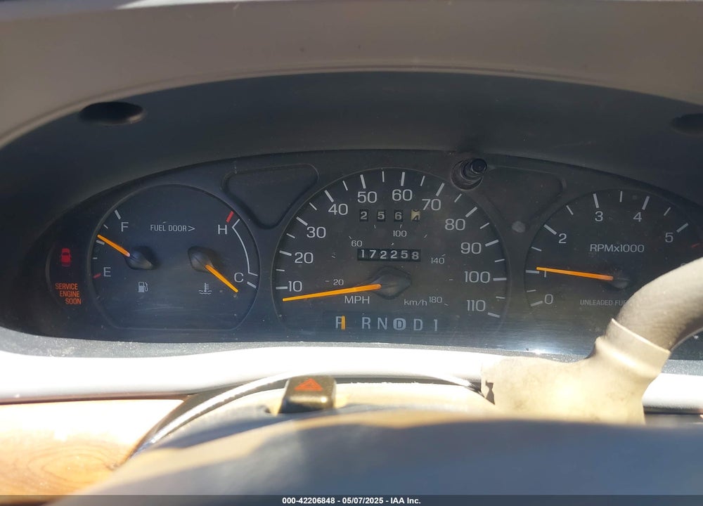 1998 MERCURY SABLE GS/LS VIN: 1MEFM50U5WG604639