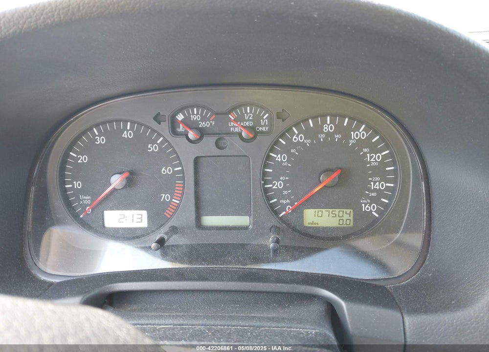 2001 VOLKSWAGEN GOLF GLS VIN: 9BWGS61J314046277