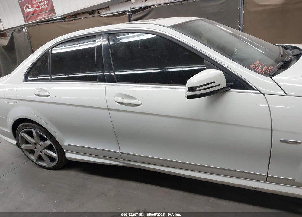 2012 MERCEDES-BENZ C CLASS VIN: WDDGF4HB6CA614243