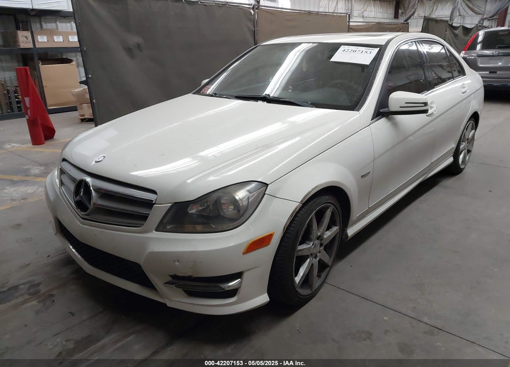 2012 MERCEDES-BENZ C CLASS VIN: WDDGF4HB6CA614243