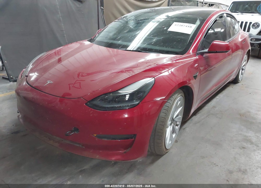 2022 TESLA MODEL 3 REAR-WHEEL DRIVE VIN: 5YJ3E1EA8NF188927