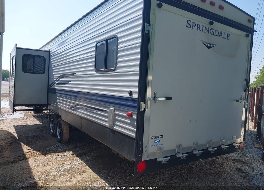 2021 KEYSTONE RV SPRINGDALE 32 TH TOY HAULER TRAVEL TRAILER VIN: 4YDT32T20M3106673