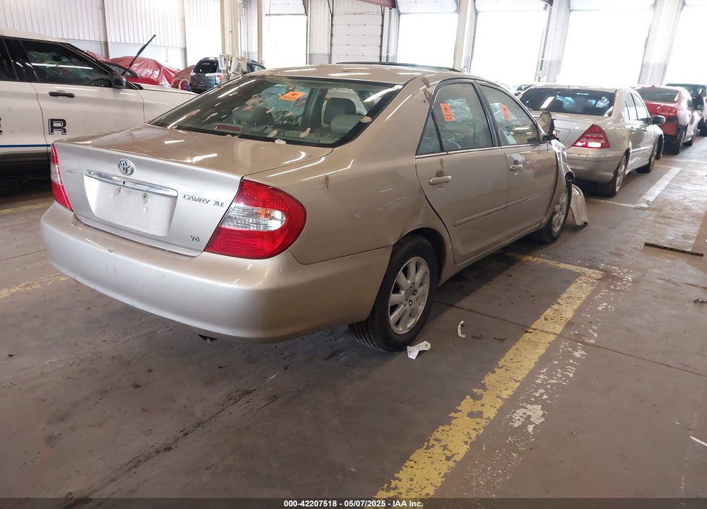2004 TOYOTA CAMRY XLE V6 VIN: 4T1BF32KX4U075080