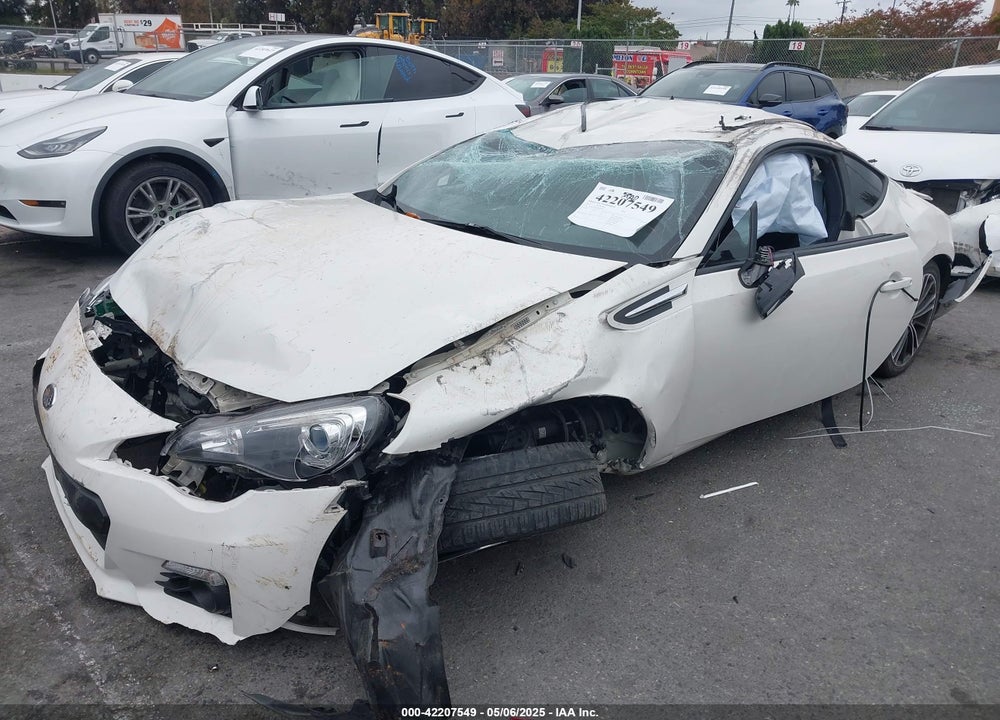 2015 SUBARU BRZ LIMITED VIN: JF1ZCAC10F8605709