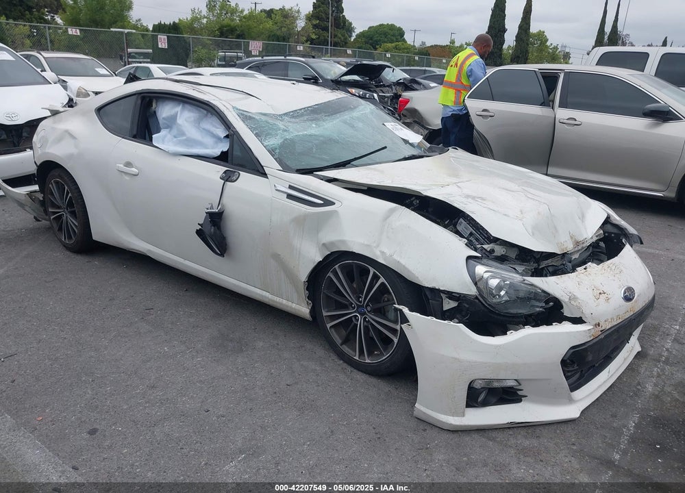 2015 SUBARU BRZ LIMITED VIN: JF1ZCAC10F8605709
