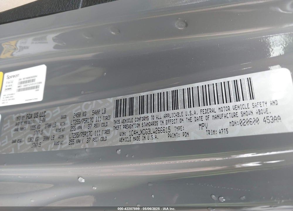 2020 JEEP WRANGLER UNLIMITED WILLYS 4X4 VIN: 1C4HJXDG3LW266615