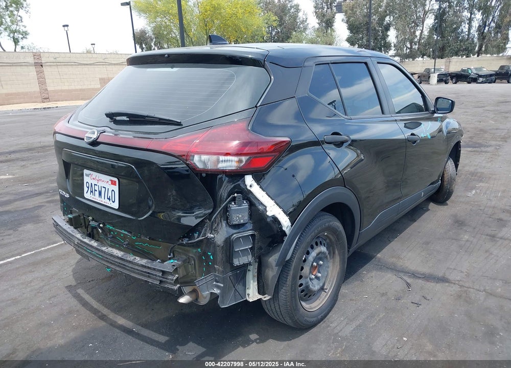 2022 NISSAN KICKS S XTRONIC CVT VIN: 3N1CP5BV7NL495583