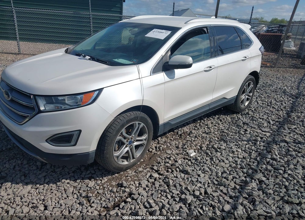 2016 FORD EDGE TITANIUM VIN: 2FMPK4K82GBB23838
