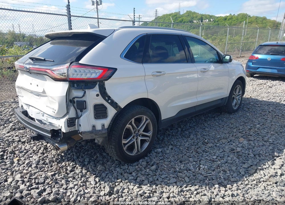2016 FORD EDGE TITANIUM VIN: 2FMPK4K82GBB23838