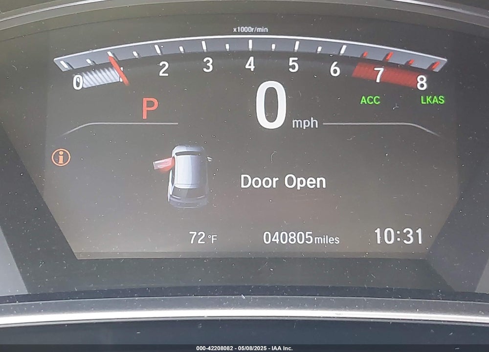 2019 HONDA CR-V VIN: 5J6RW1H52KA035982