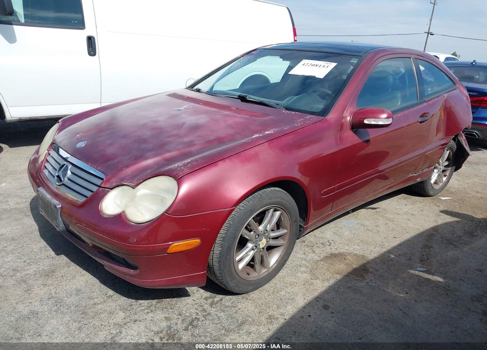 2003 MERCEDES-BENZ C 230 KOMPRESSOR SPORT VIN: WDBRN40J53A378773
