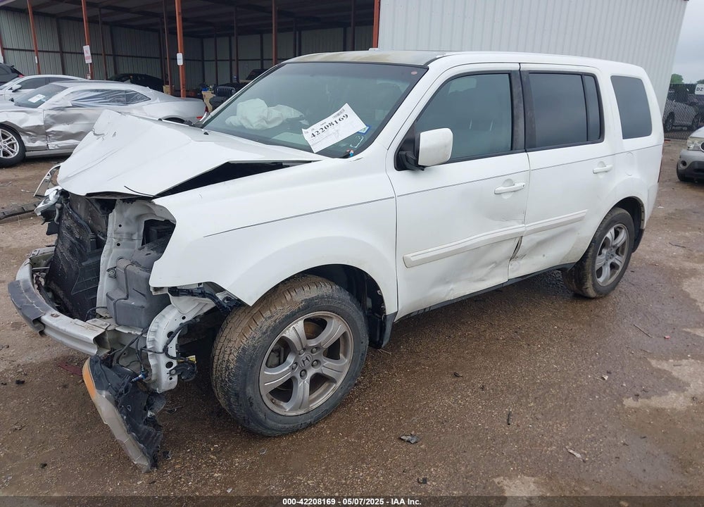 2013 HONDA PILOT EX VIN: 5FNYF3H42DB030425