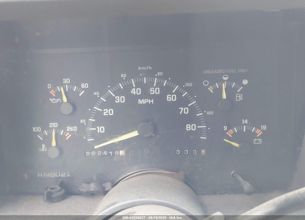 1993 CHEVROLET BLAZER K1500 VIN: 1GNEK18K3PJ362282