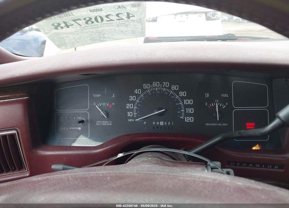 1995 BUICK ROADMASTER LIMITED VIN: 1G4BT52P6SR429984