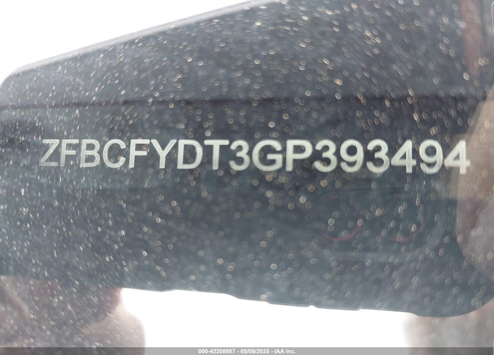 2016 FIAT 500X VIN: ZFBCFYDT3GP393494