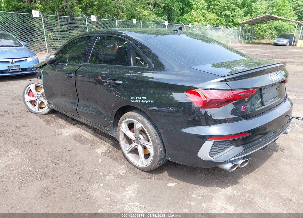 2023 AUDI S3 PREMIUM PLUS TFSI QUATTRO S TRONIC VIN: WAUH3DGY7PA033737