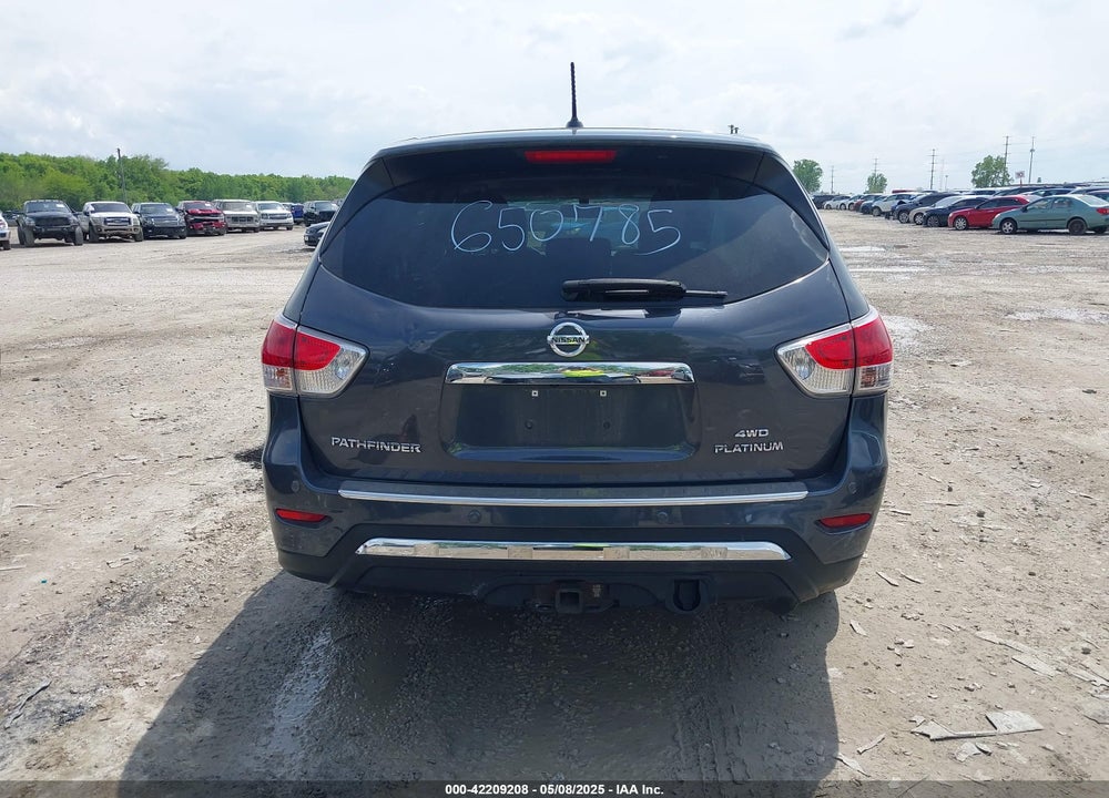 2014 NISSAN PATHFINDER PLATINUM VIN: 5N1AR2MM5EC650785