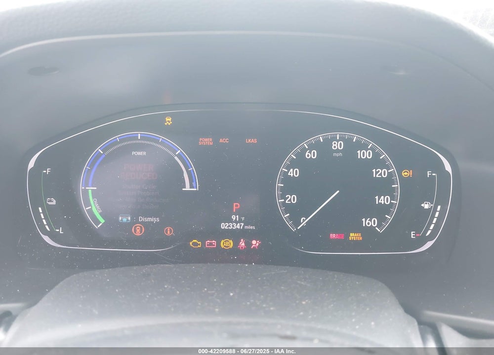 2020 HONDA ACCORD HYBRID EX-L VIN: 1HGCV3F5XLA006357