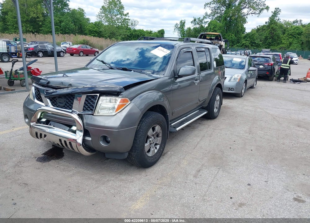 2005 NISSAN PATHFINDER SE VIN: 5N1AR18W25C701343