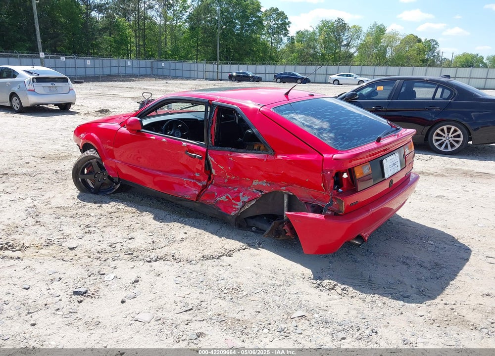 1993 VOLKSWAGEN CORRADO SLC VIN: WVWEE4502PK003780
