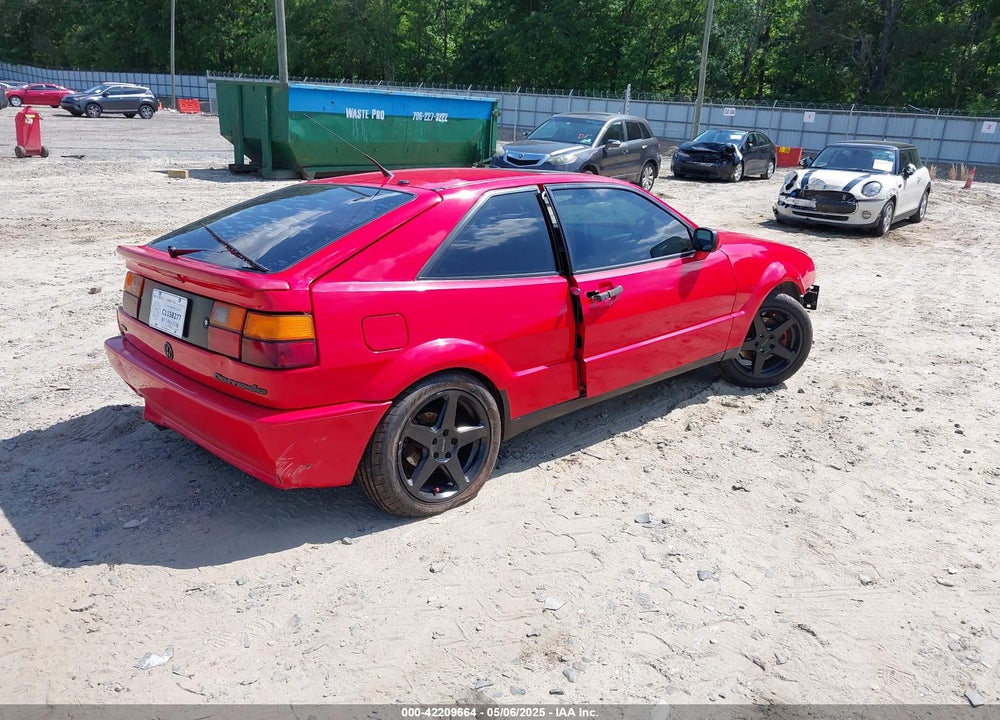 1993 VOLKSWAGEN CORRADO SLC VIN: WVWEE4502PK003780