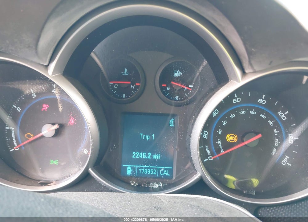 2011 CHEVROLET CRUZE ECO VIN: 1G1PK5S99B7199862