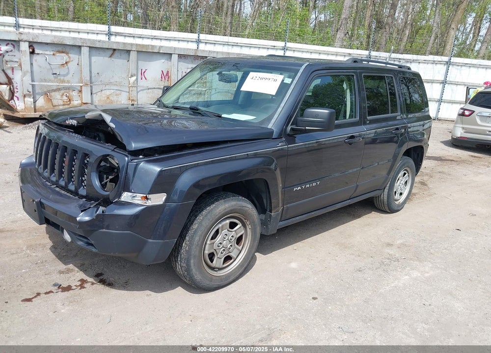 2016 JEEP PATRIOT SPORT VIN: 1C4NJRBB0GD549884