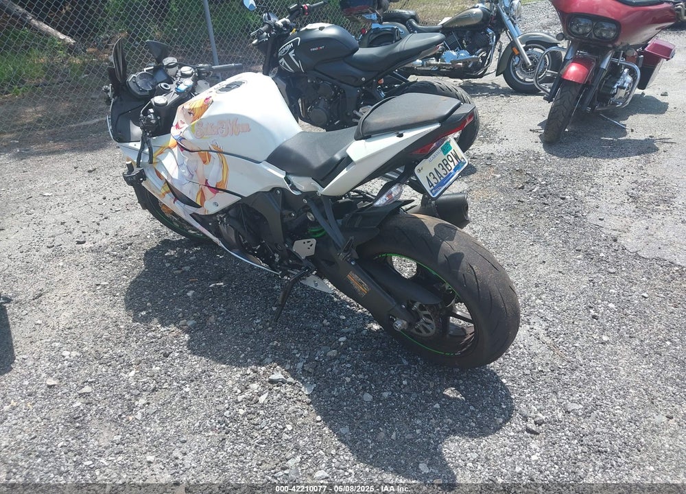 2022 KAWASAKI ZX636 K VIN: JKBZXJG12NA020510