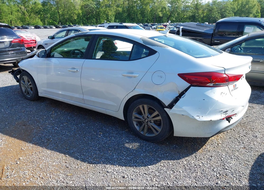 2018 HYUNDAI ELANTRA SEL VIN: 5NPD84LF7JH291280