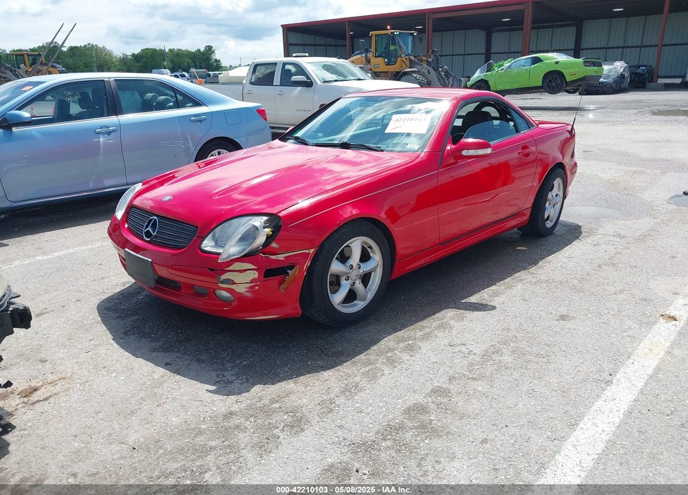 2001 MERCEDES-BENZ SLK 320 VIN: WDBKK65FX1F211044