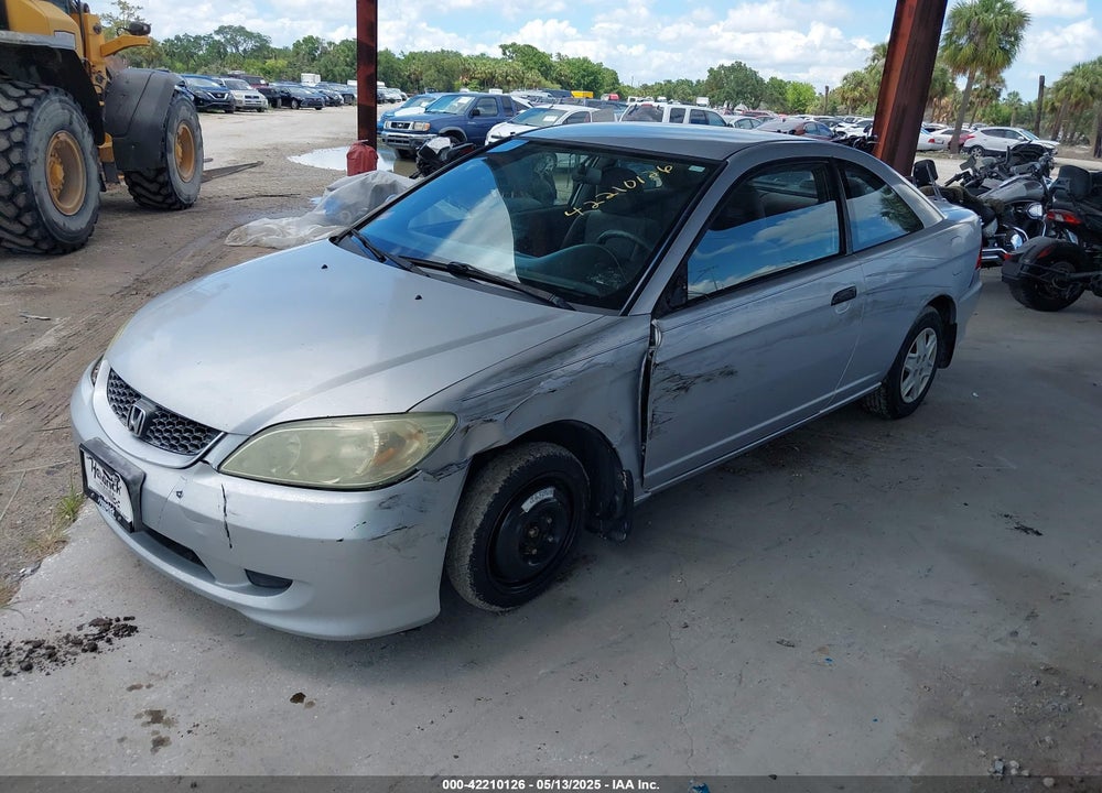 2004 HONDA CIVIC DX VIN: 1HGEM21104L019893