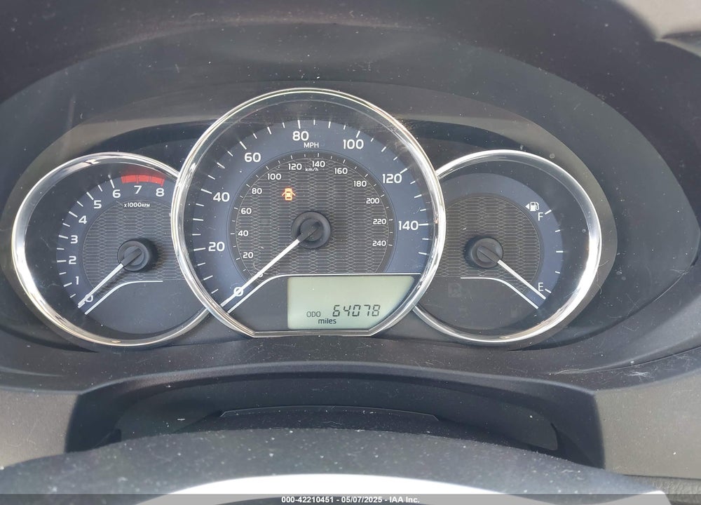 2016 TOYOTA COROLLA VIN: 5YFBURHE3GP523370