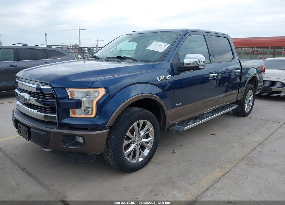 2016 FORD F-150 LARIAT VIN: 1FTEW1EG2GKD89089