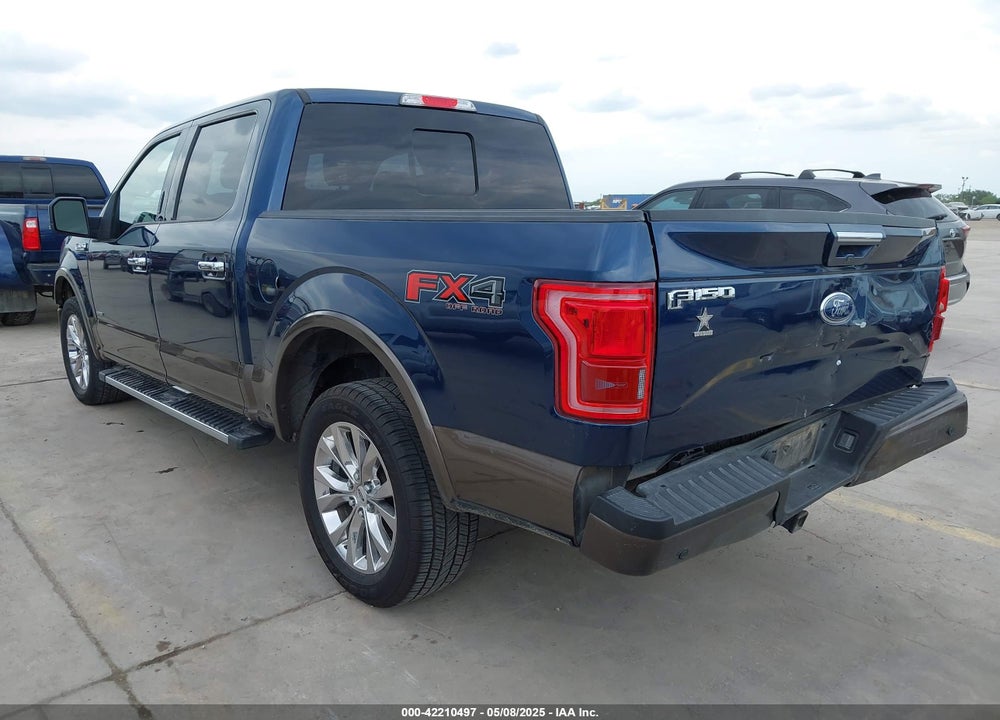 2016 FORD F-150 LARIAT VIN: 1FTEW1EG2GKD89089