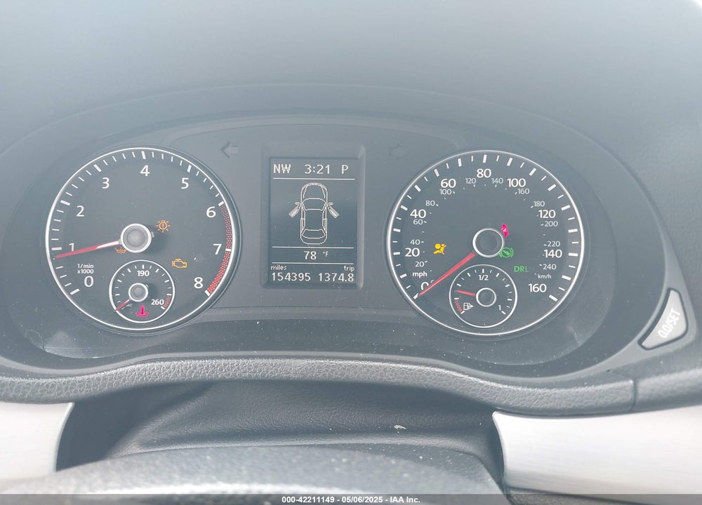 2012 VOLKSWAGEN PASSAT VIN: 1VWBH7A33CC066044