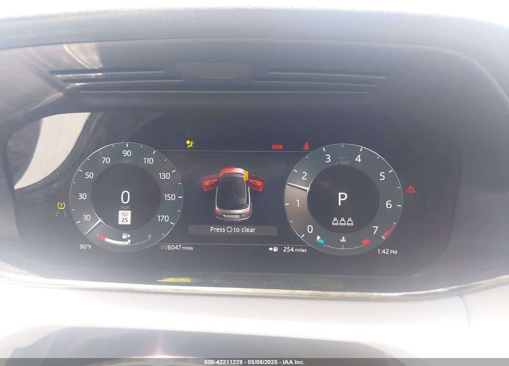 2025 LAND ROVER RANGE ROVER EVOQUE VIN: SALZJ2FX1SH277709