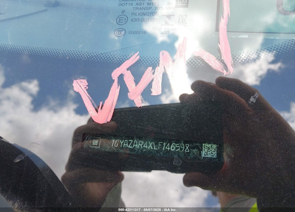 2020 CADILLAC XT4 FWD LUXURY VIN: 1GYAZAR4XLF146598